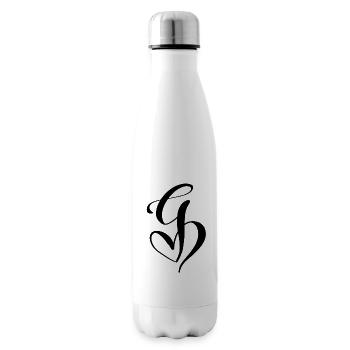 Heart G - Insulated Water Bottle - white - Right