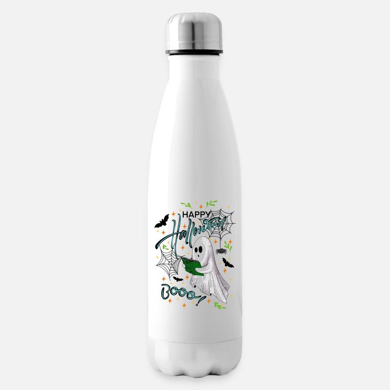 Happy Halloween Ghost - Insulated Water Bottle - white