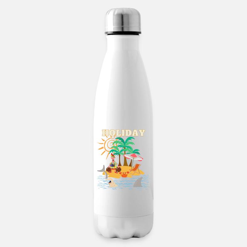 ART de vacances - Bouteille isotherme - blanc