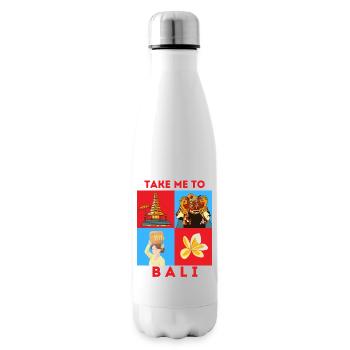 TAKE ME TO BALI - Insulated Water Bottle - white - Right