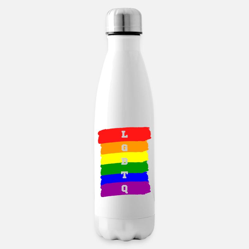 LGBTQ - Isolierflasche - Weiß