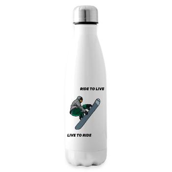 SNOWBOARDING - Isolierflasche - Weiß - Rechts