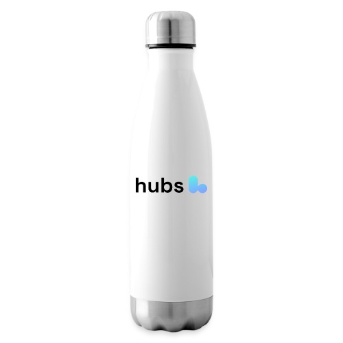 Hubs Logo Black - Insulated Water Bottle
