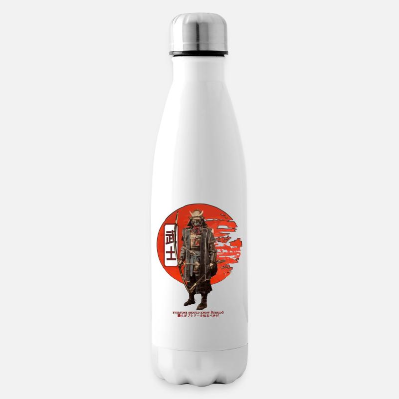 Art des samouraïs japonais - Bouteille isotherme - blanc