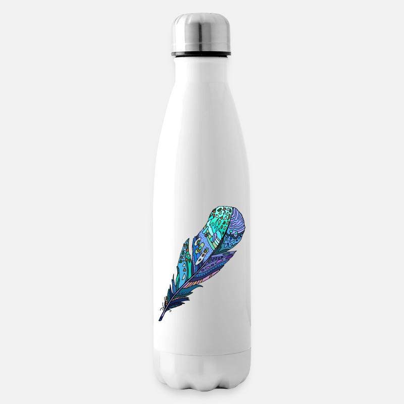 Plume - Bouteille isotherme - blanc