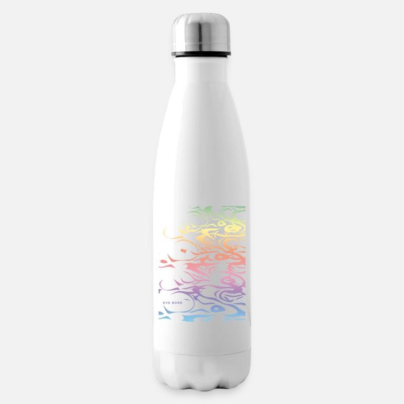 Modèle abstrait moderne Eve Nord Printemps 2023 - Bouteille isotherme - blanc