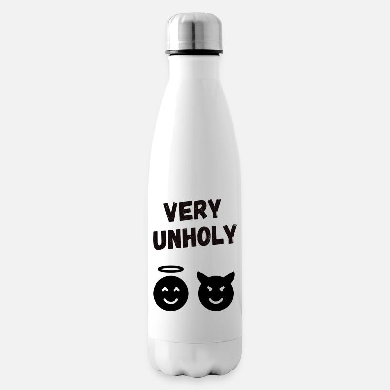 Very Unholy - Insulated Water Bottle - white
