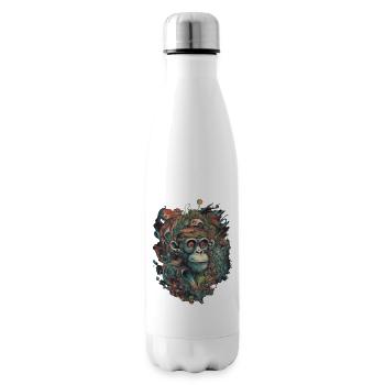 Trippy Monkey - Insulated Water Bottle - white - Right