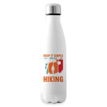 Wandern Berge Natur outdoor Therapie - Isolierflasche - Weiß - Rechts
