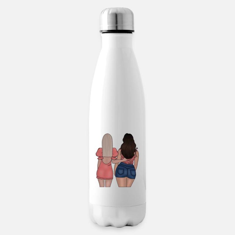 Beste Freundin - Isolierflasche - Weiß