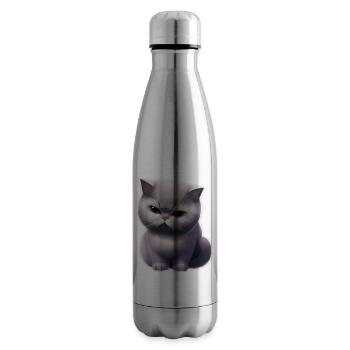 british shorthair - Insulated Water Bottle - silver - Right