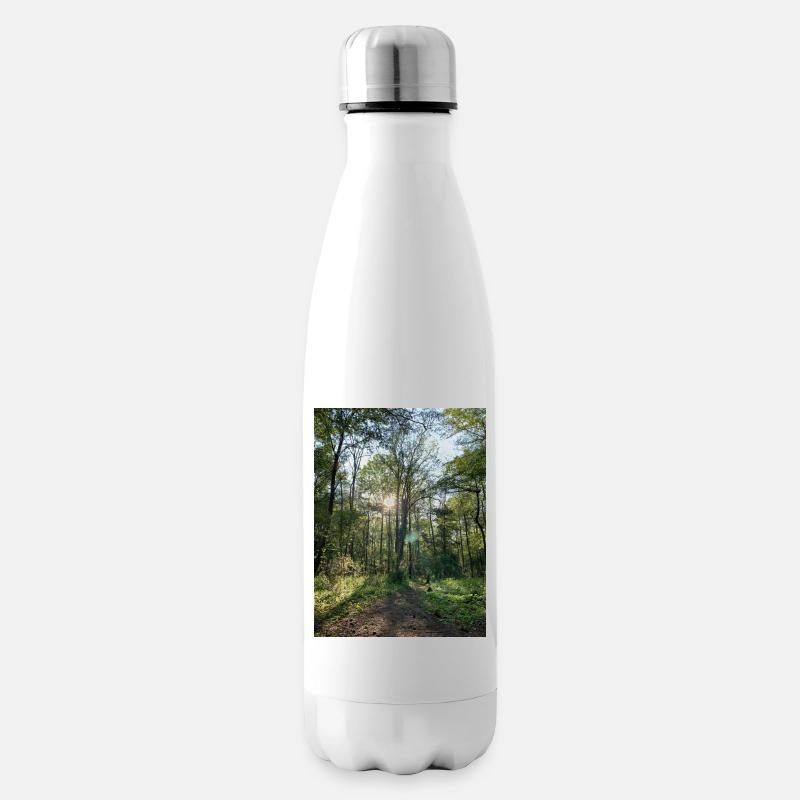 Waldweg - Isolierflasche - Weiß