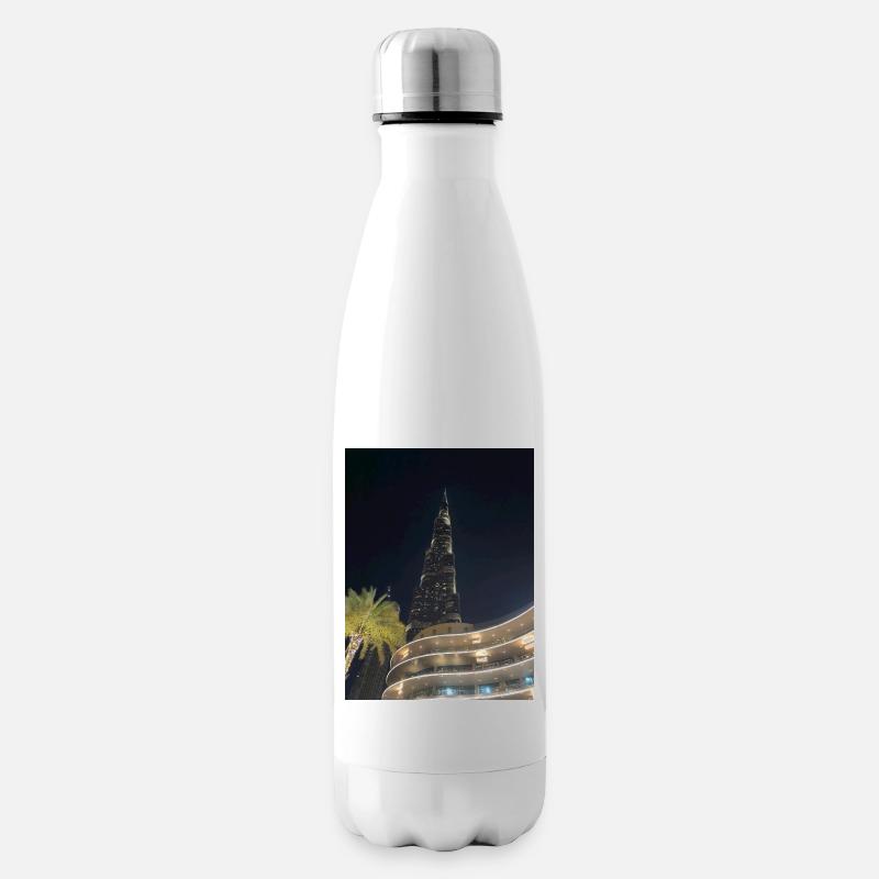 Burj Khalifa Dubai - Isolierflasche - Weiß