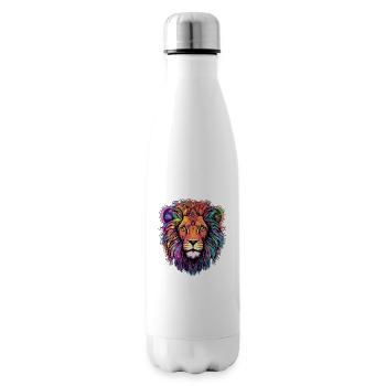 Löwe Himmlisch - Himmlisches Brüllen - Isolierflasche - Weiß - Rechts