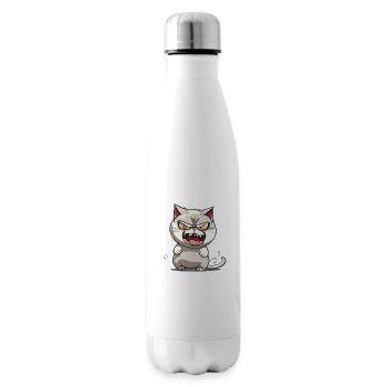 Mad Cat - Insulated Water Bottle - white - Right