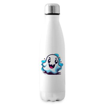 Funny cute bogeyman - Insulated Water Bottle - white - Right