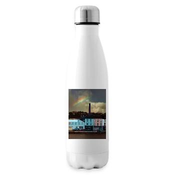 Cork City : un arc-en-ciel au-dessus de Patrick’s Quay - Bouteille isotherme - blanc - Droite