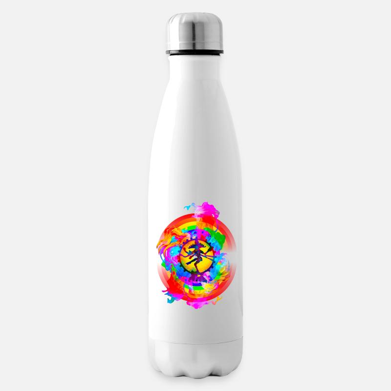 Regenbogen Shiva Tantra - Isolierflasche - Weiß