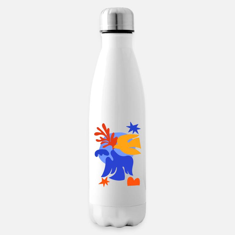 Friede - Isolierflasche - Weiß
