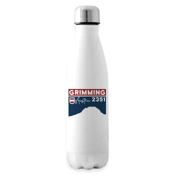 Hoher Grimming Finisher Höhe Wanderung Dachstein - Isolierflasche - Weiß - Rechts