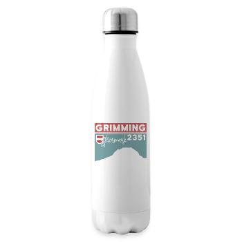 Hoher Grimming Finisher Höhe Wanderung Dachstein - Isolierflasche - Weiß - Rechts
