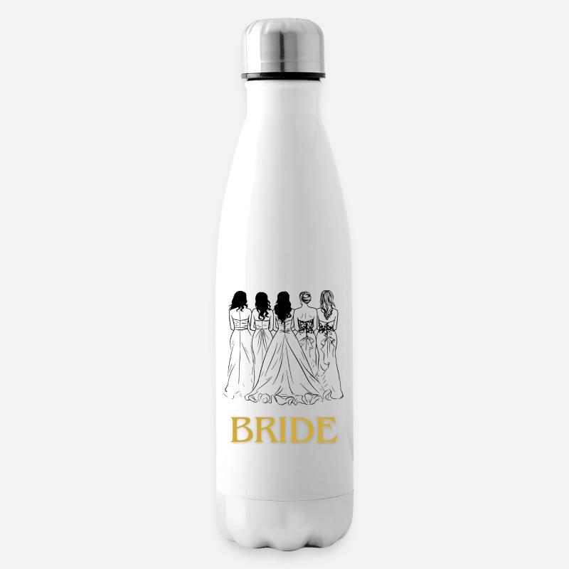 Bachelor Party Bride - Insulated Water Bottle - white