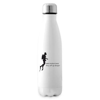 Date Scuba divers - Isolierflasche - Weiß - Rechts
