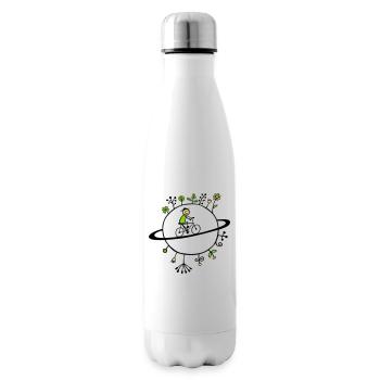 Welten-Radler - Isolierflasche - Weiß - Rechts