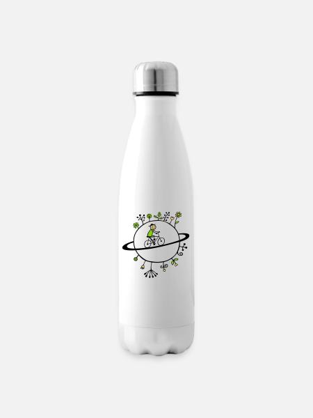 Welten-Radler - Isolierflasche - Weiß