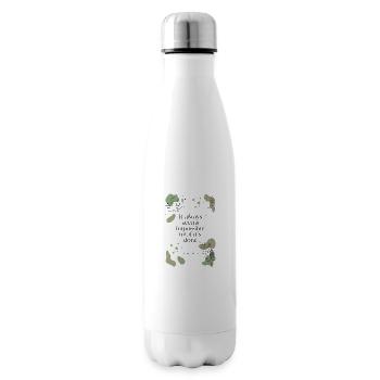 impossible until it's done - Isolierflasche - Weiß - Rechts