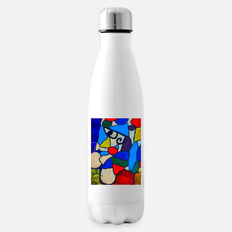 Artful design - Insulated Water Bottle - white