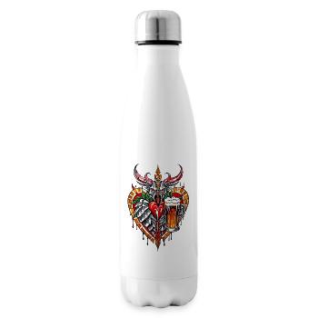 Ich liebe Bier - Isolierflasche - Weiß - Rechts