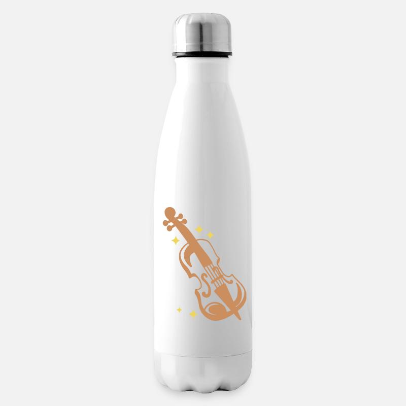 Geige Geiger - Isolierflasche - Weiß