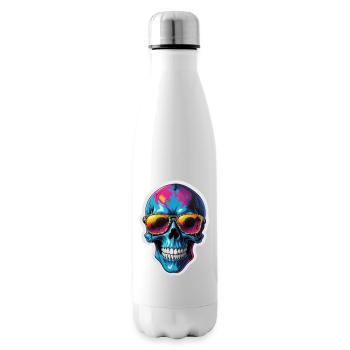 tête de mort - Bouteille isotherme - blanc - Droite