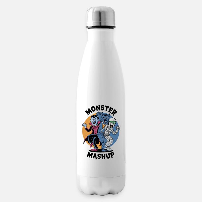 Monster-Mashup - Isolierflasche - Weiß