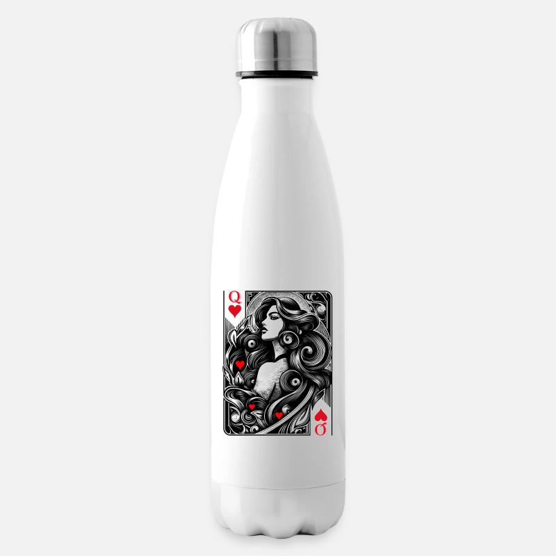 Dame de Cœur à vous l'honneur - Bouteille isotherme - blanc