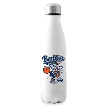 Basket-ball Joueurs de basket-ball Joueurs de basket-ball - Bouteille isotherme - blanc - Droite