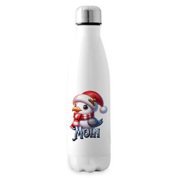 Moin Möwe Weihnachten - Isolierflasche - Weiß - Rechts