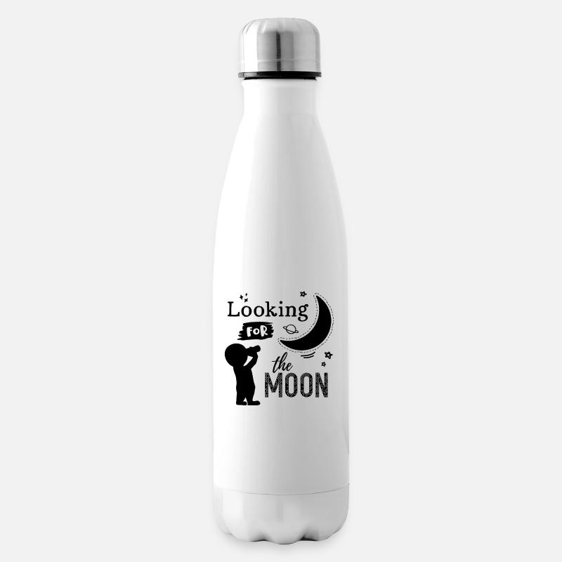 Auf der Suche nach dem Mond - Isolierflasche - Weiß