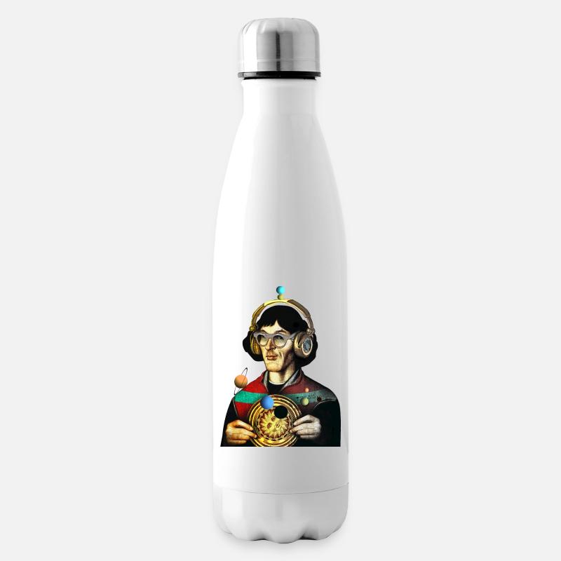 Nikolaus Kopernikus 2 - Isolierflasche - Weiß