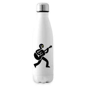 Musicien Guitariste - Bouteille isotherme - blanc - Droite