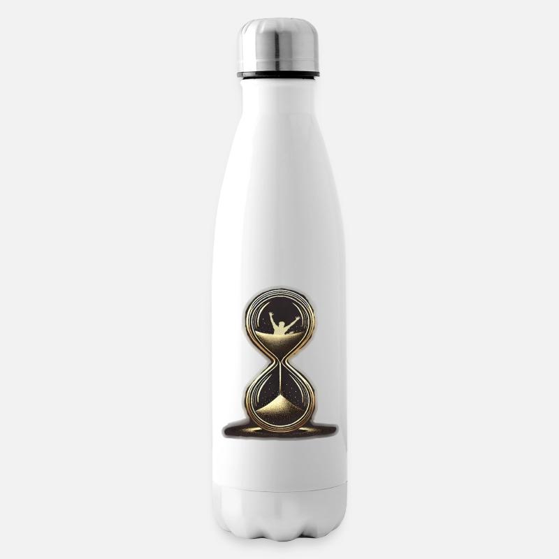 Mensch Leben - Isolierflasche - Weiß