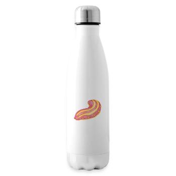 Curious sea cucumber - Insulated Water Bottle - white - Right