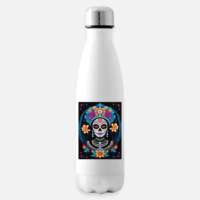 LA CATRINA DELUXE - Bouteille isotherme - blanc