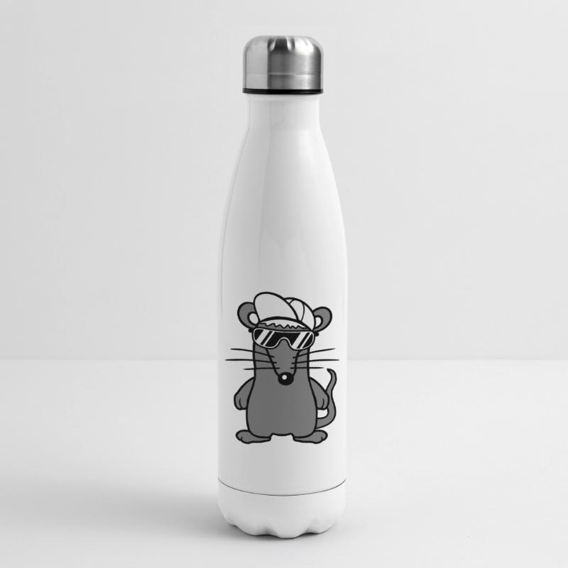 Mouse Sunglasses Cool Cappy Cap Hat Teens Insulated Water Bottle