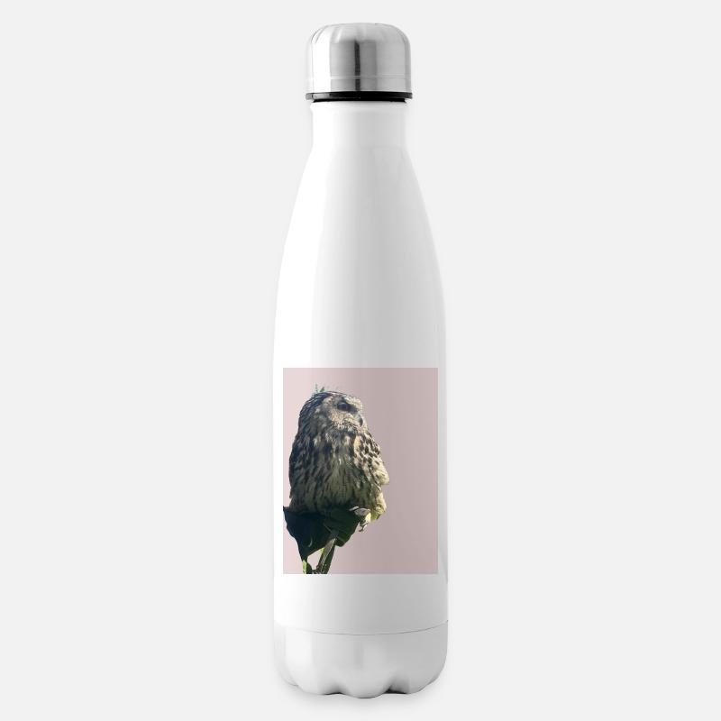 Hibou - Bouteille isotherme - blanc
