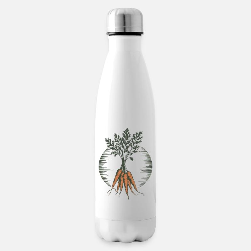 Carottes millésimées - Bouteille isotherme - blanc