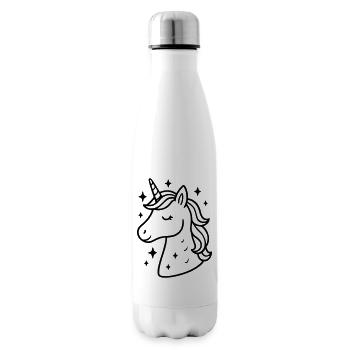 The Enchanted Unicorn - Insulated Water Bottle - white - Right
