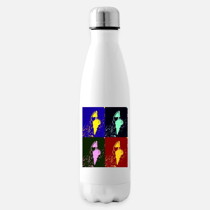 Mediterrane Schalentiere - Isolierflasche - Weiß