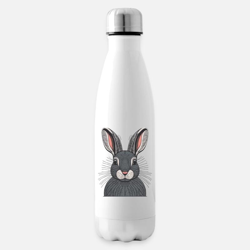 Hare - Insulated Water Bottle - white